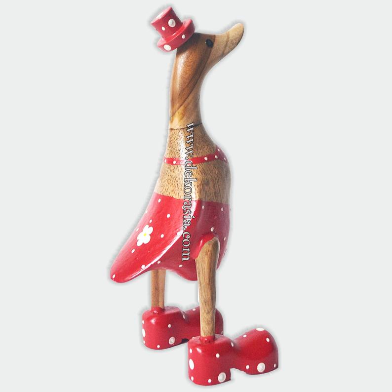 Beachwear Red Bamboo Duck Craft | Bamboo Craft